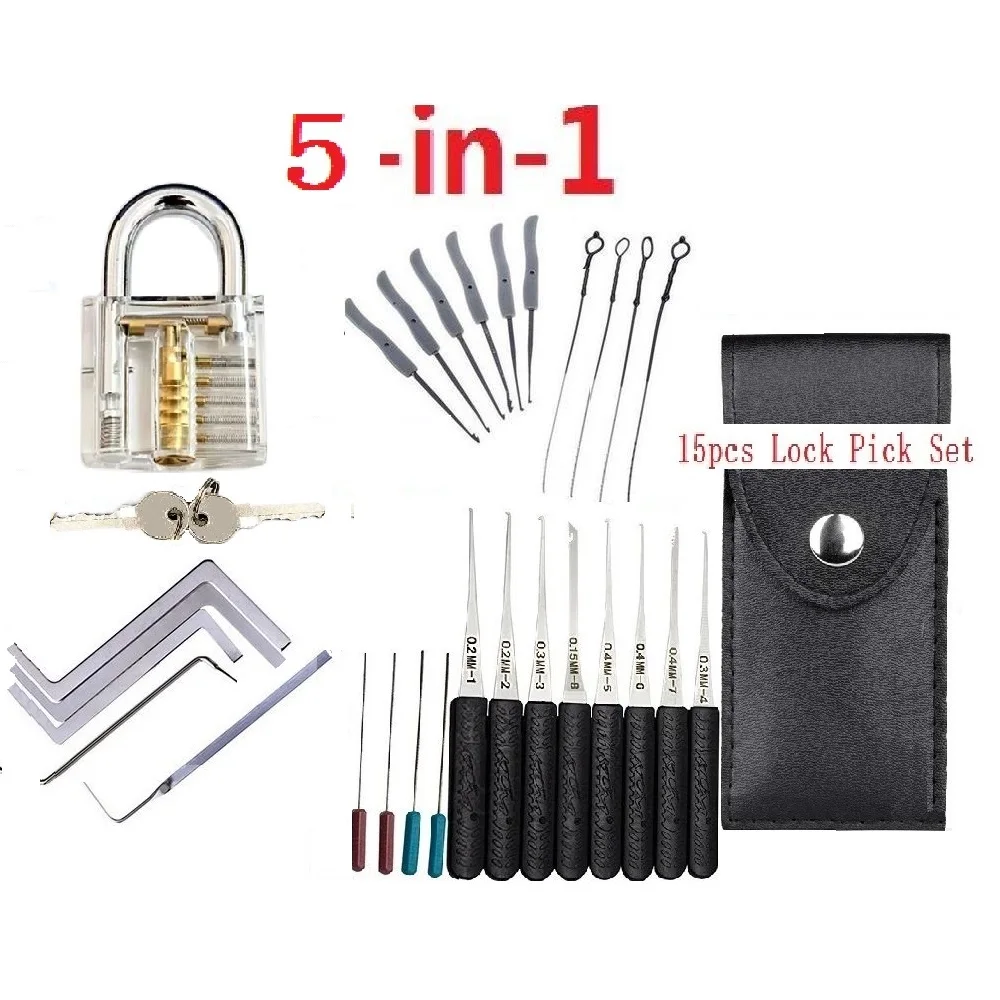 Locksmith Supplies Lock Pick Sets Broken Key Auto Extractor Remove Hooks Stainless Steel DIY Hand Tools Hardware