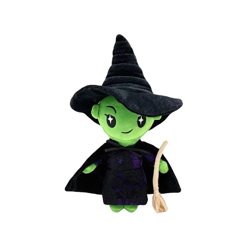 WICKED Medium Stylized Plush Magic Witch Plush Toy Cartoon Stuffed Figure Plushies Pillow Decor Doll Children Birthday Gifts New