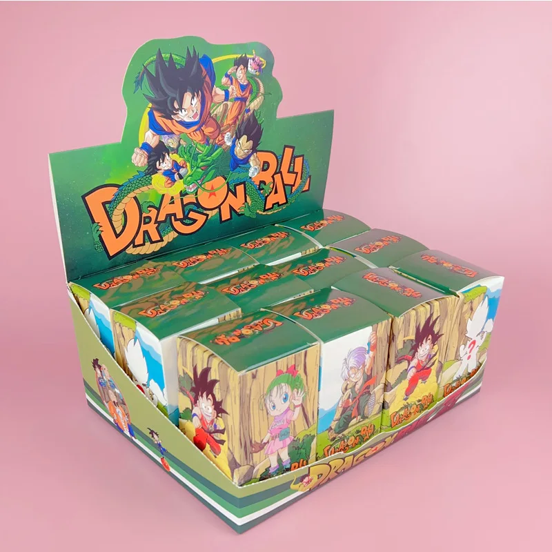 6-14Psc/Set Dragon Ball Figures Blind Box Toy Super Saiyan Goku Vegeta Keychain Anime PVC Collection Model Toys For Kids Gifts