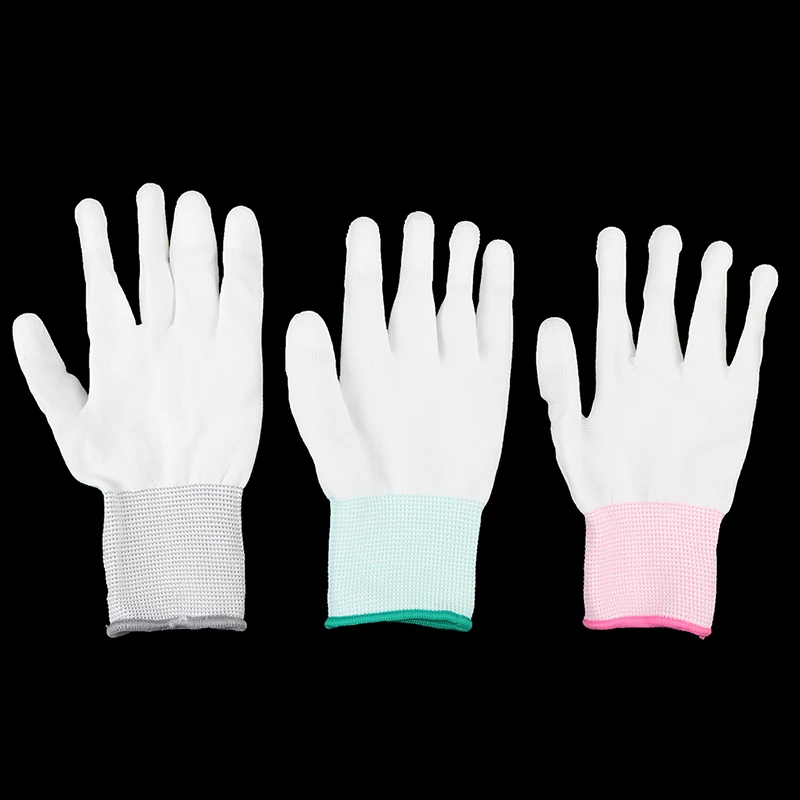 2pcs New Antistatic Gloves Anti Static ESD Electronic Working Gloves PU Coated Palm Coated Finger Antiskid For Finger Protection