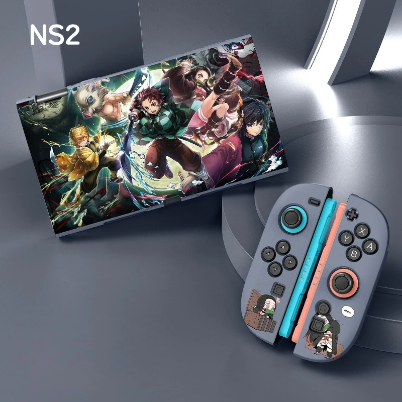 

New Demon Slayer Tanjirou Zenitsu Kyoujurou Soft Case Joycon Protective Shell Cover for Nintendo Switch NS OLED Console Crystal