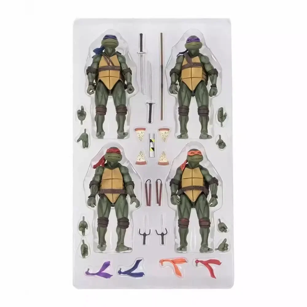 NECA Teenage Mutant Ninja Turtles Anime Characters TMNT Limited Edition Action Figures Model Statues Indoor Decoration Toys