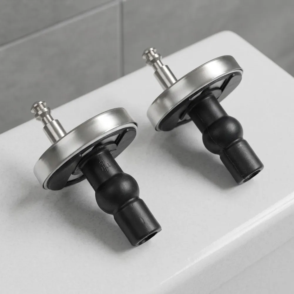 2pcs Toilet Cover Top Fixed Hinge Stainless Steel Toilet Seat Replacement Hinge For Back Mounted Wall Mounted Potties