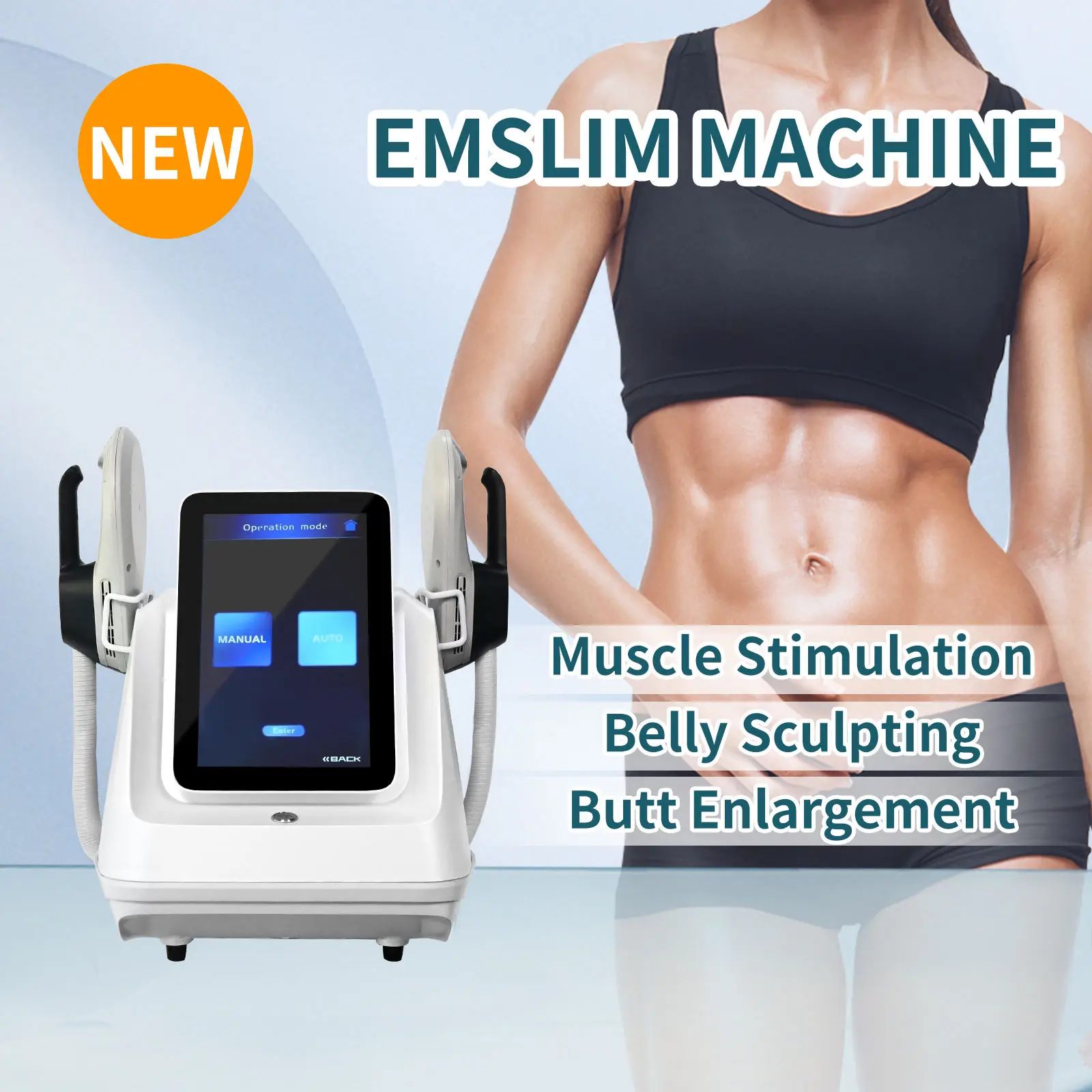 Nova HI-EMT EMS Body Slimming Machine Muscle Shaping Machine Weight Electromagnetic, Newest Emszero Neo 6500W