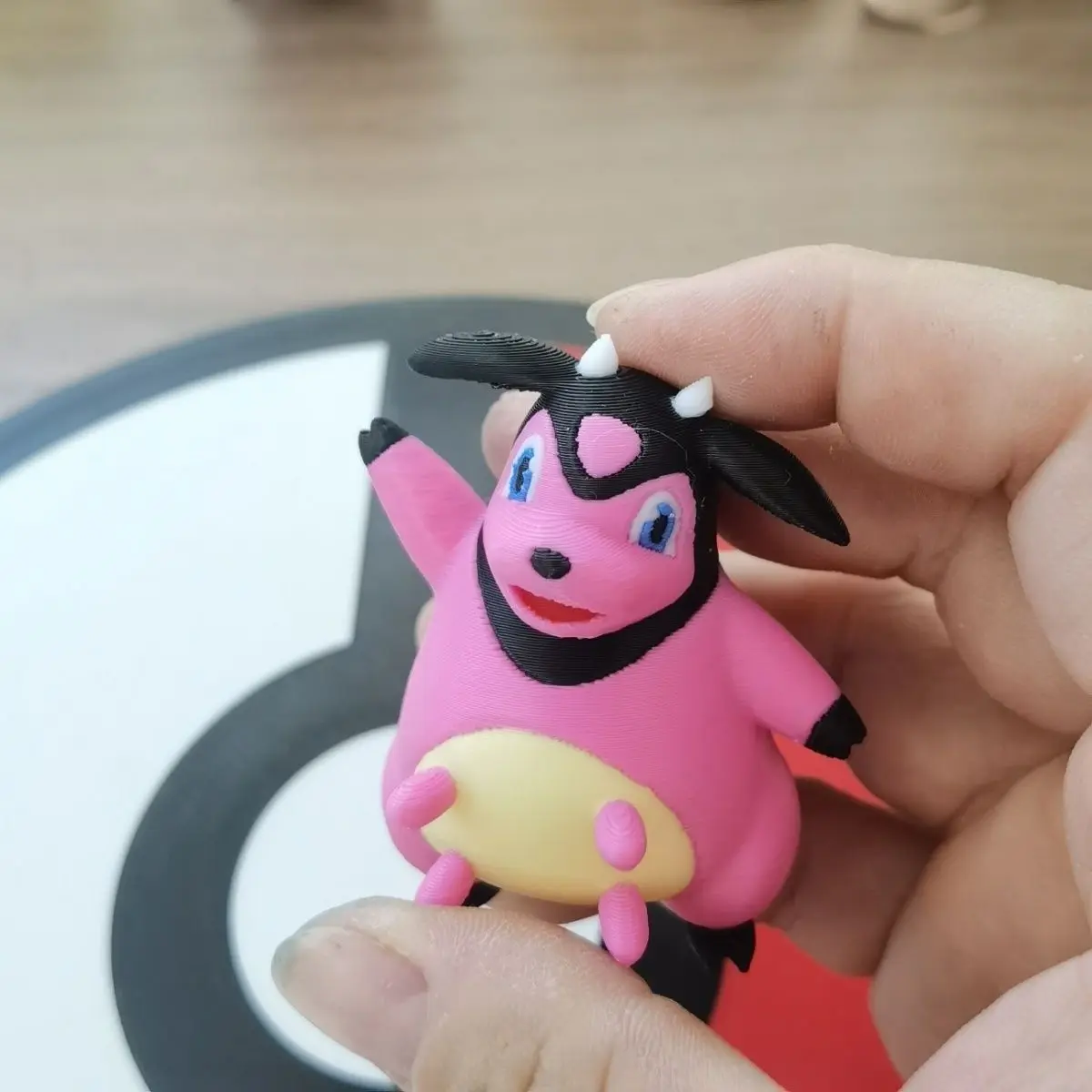 

Новые Аниме фигурки покемона Miltank пропорциональный мир 1:20 Diy 3D печать кавайный мультяшный персонаж настольная модель детская игрушка подарок