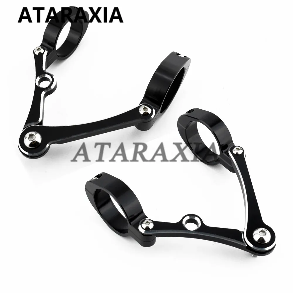 For 39mm-41mm Headlight Bracket Mount Clamp Fork Tube Light Holder Motorcycle Bobber Cafe Racer Universal Motorcycle Accessories