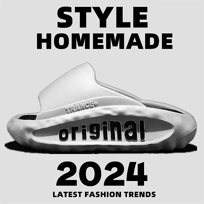 شبشب رجالي سحابة الصنادل سميكة سوليد الصيف موضة لينة أسفل الشاطئ شبشب رجالي المرأة الصنادل إيفا الشرائح صنادل شاطئ #5