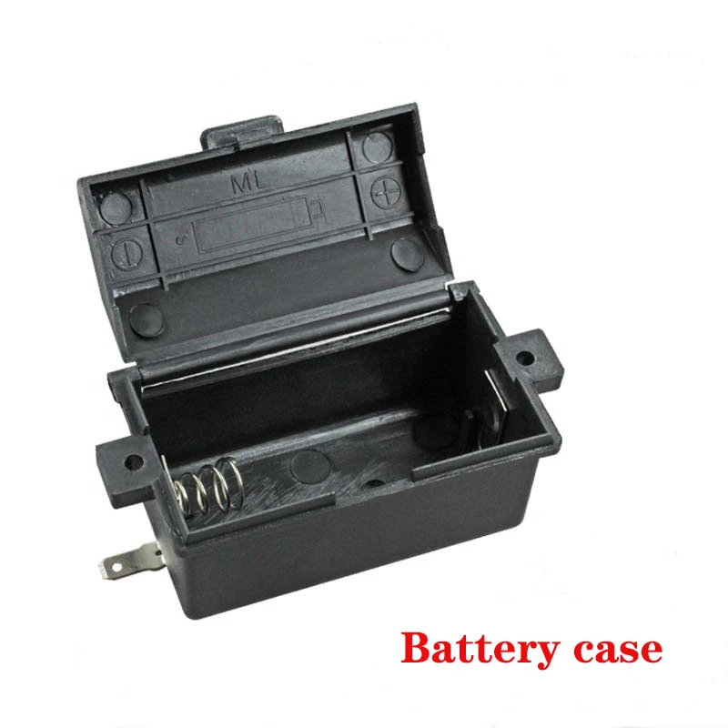 กล่องแบตเตอรี่ เตาแก๊ส อุปกรณ์เสริมเตาแก๊ส กล่องแบตเตอรี่ กล่องไฟพลาสติกสีดํา universal