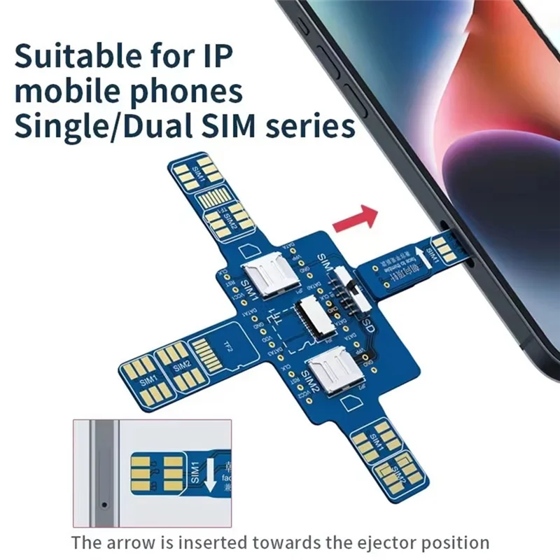 A66F-Smartphone Signal Tester Board SD Card Reader Tool SIM Card Reader Problem Replacement