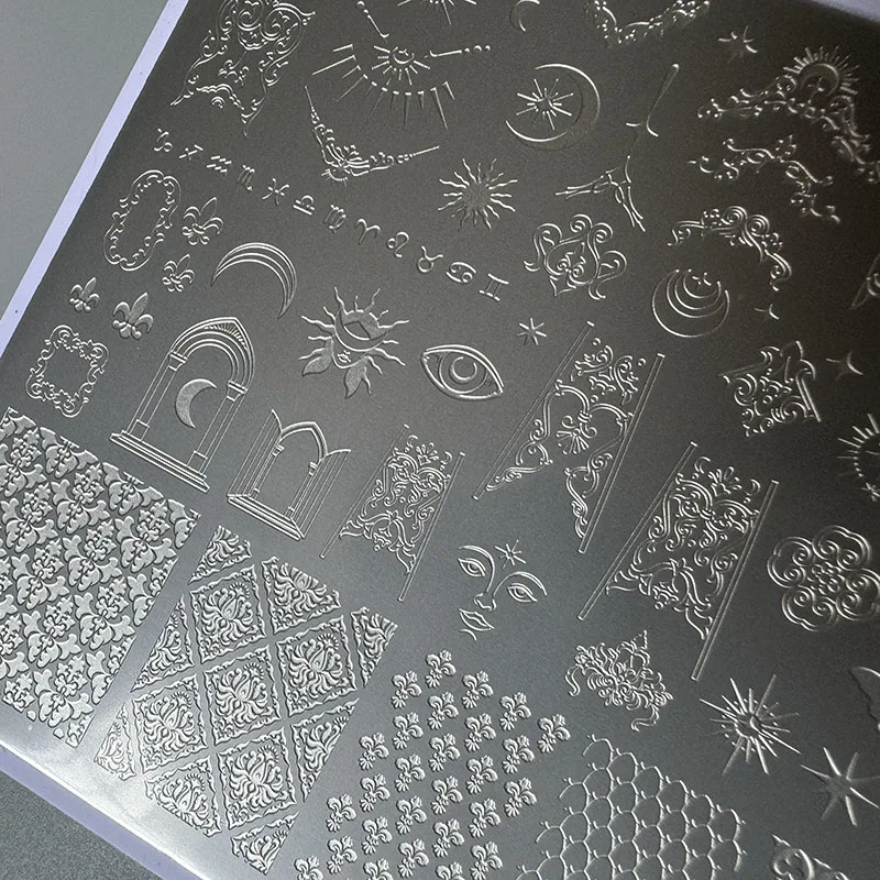 XMQ NAIL ART STAMPING PLATES LACE FLOWER TEMPLATES IMAGEPLATE TOOLS