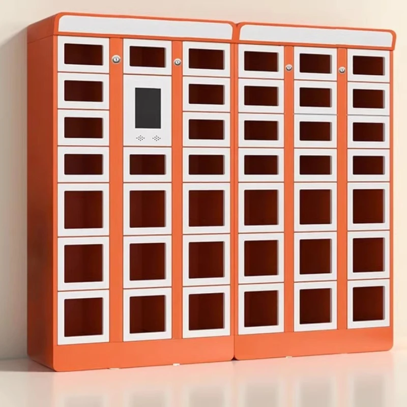 

Intelligent takeaway dining cabinet Campus office building insulation and disinfection Double-sided self-pickup WeChat scan code