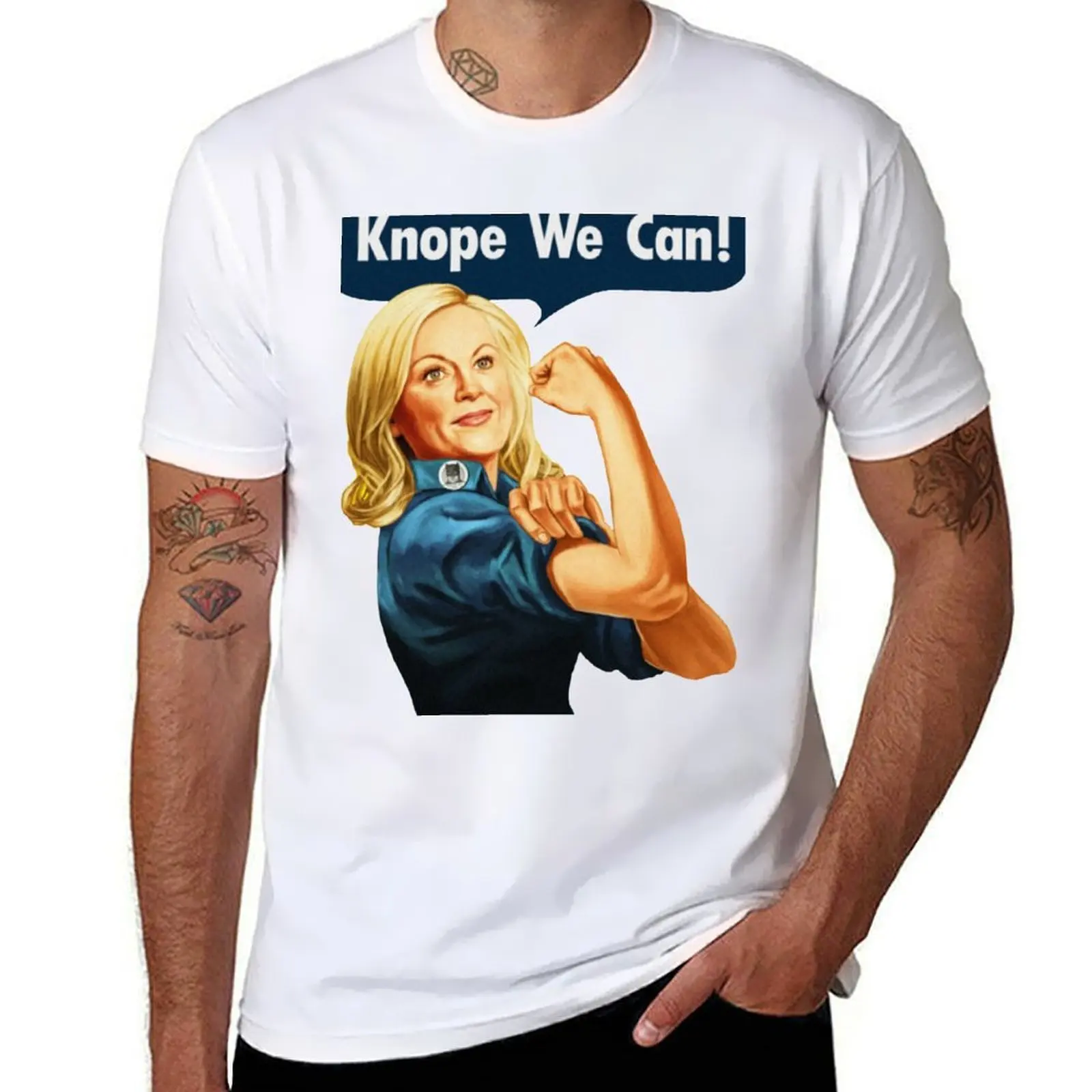

Parks & Recreation // Knope We Can! T-Shirt cotton t shirt pack man t shirt designer T-Shirt