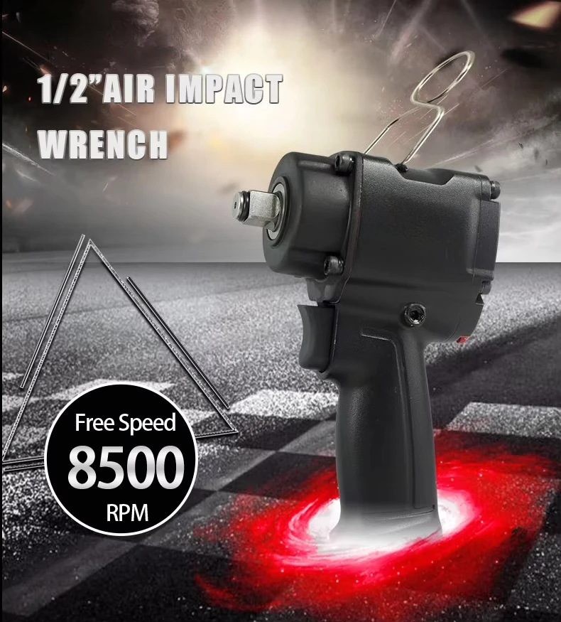 Mini Wrench 1/2 Air Best Impact Wrench Lightweight Adjustable Wrench
