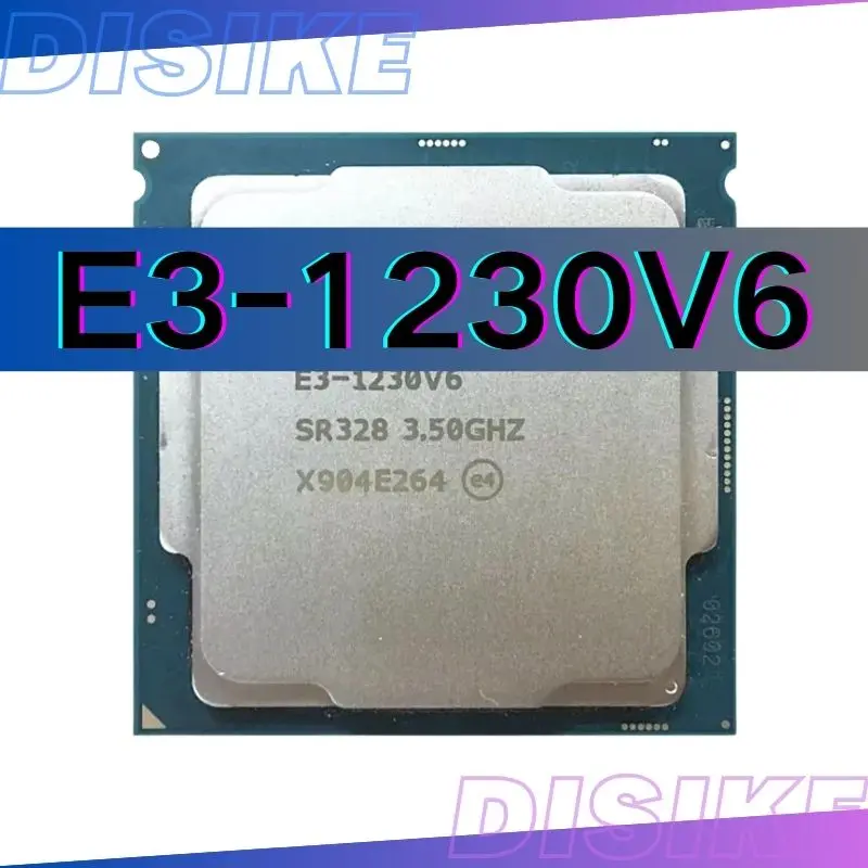 Xeon E3-1230V6 E3 1230 V6 3.50GHz 8M LGA1151 E3-1230 V6 Quad-core E3 1230V6