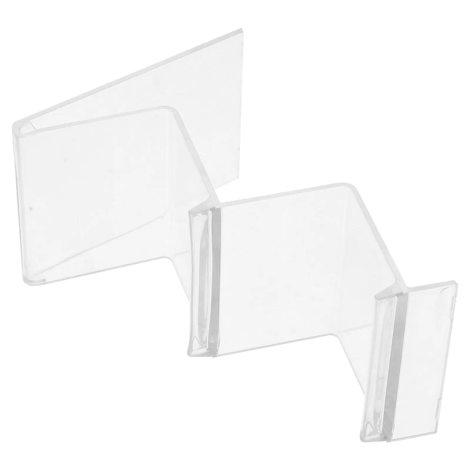 Transparent Wallet Display Stand Multi-Layer Acrylic Purse Holder Stand for Retail Stores Malls Supermarkets Handbag Organizer