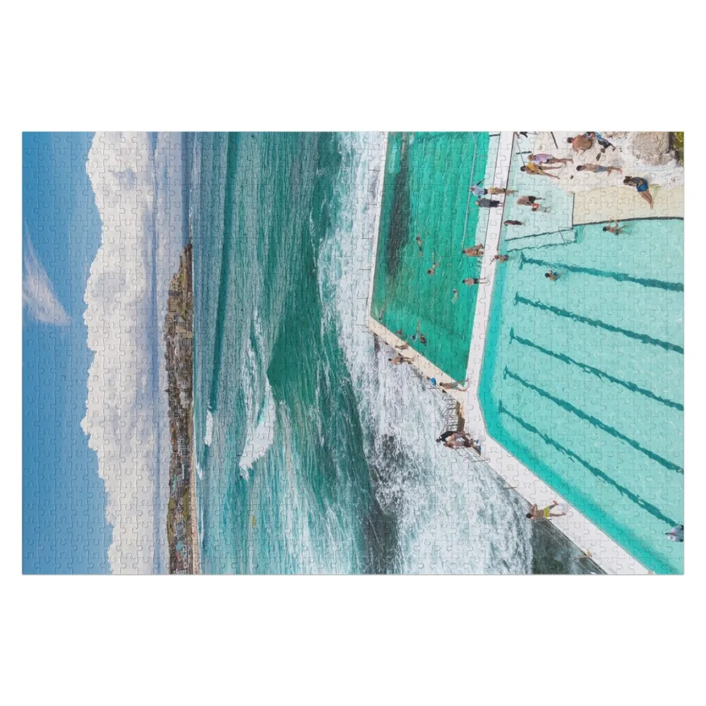 

Bondi Beach Swimming Pools in Australia Jigsaw Puzzle Personalised Jigsaw Wood Adults Puzzle