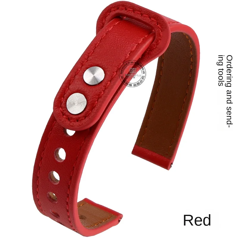 화석 여성용 가죽 시계 스트랩, 아르마니 로시니 DW 범용 스트랩, ES5091, ES5121, ES5090, ES3843, ES4371, 14mm