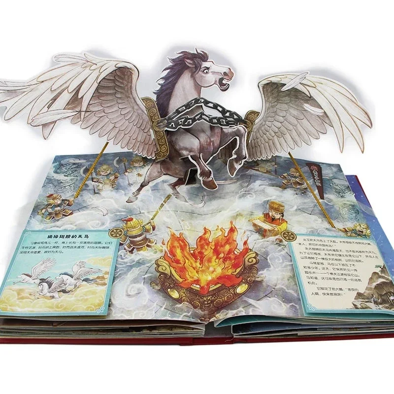 Ancestor-Wisdom Chinese Zodiac 3D Pop-up Book & Enlightenment Encyclopaedia for Children Education
