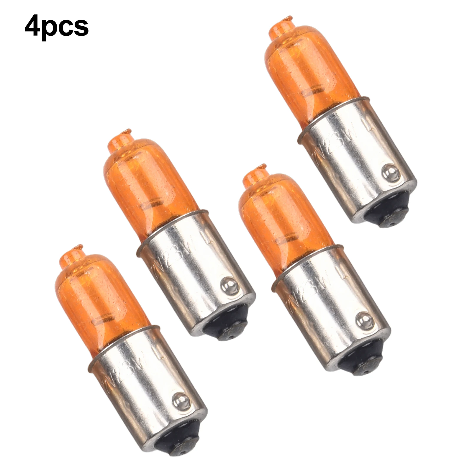 Indicator Bulbs Motorcycle Turn Signal 12V 23W Amber BA9S Base For Auto Car Halogen Mini Motorbike Replacement