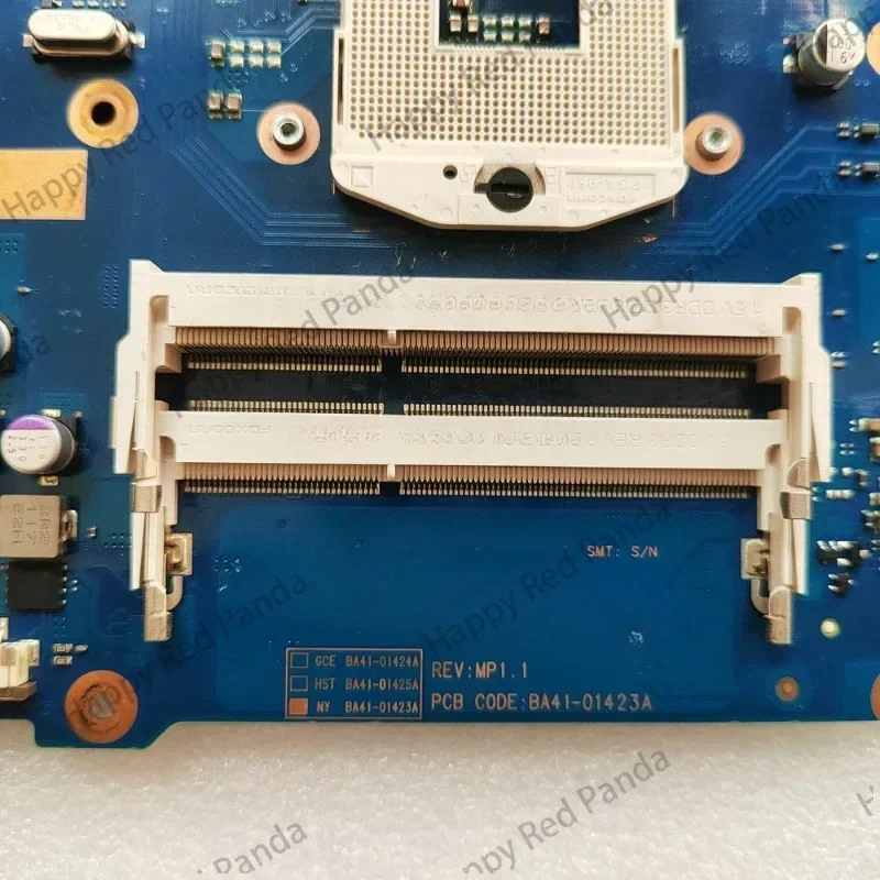 BA41-01425A BA41-01423A BA92-07391A BA92-07395A For NP-RV411 RV415 Laptop Motherboard + Heatsink +CPU GT315M Video card