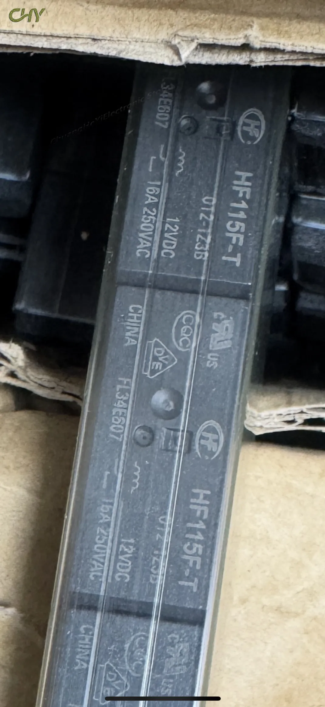 

10 шт./лот, новое оригинальное силовое реле JQX-115F-T-012-1Z3B
