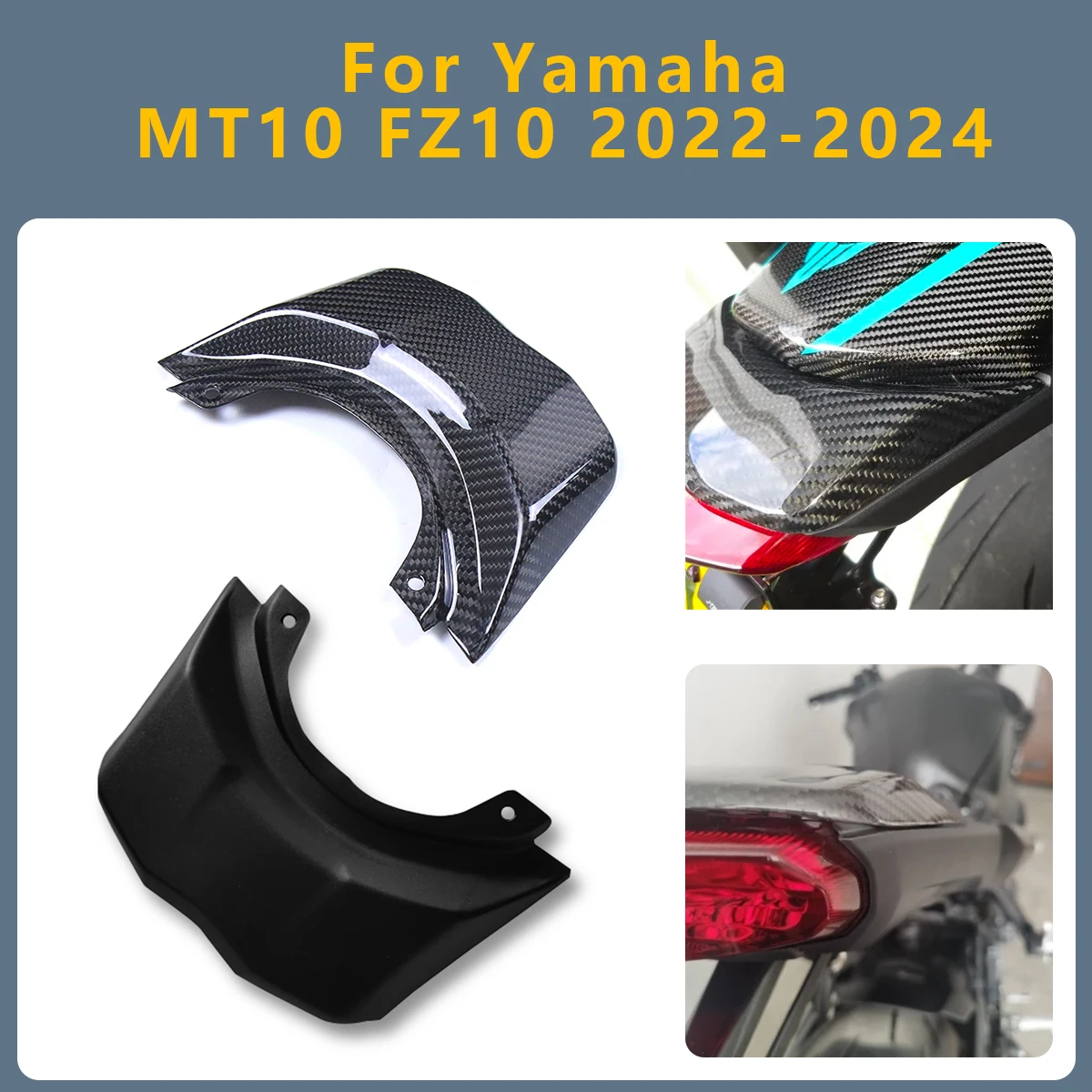 

Motorcycle Tail Light Cover Fairing Seat Unit Cover Accessories set For Yamaha FZ10 MT10 2024 2023 2022 MT-10 FZ-10 MT FZ 10