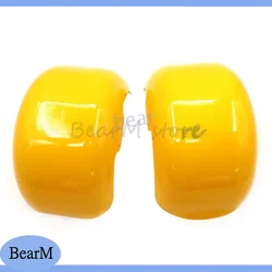 Yellow Front and Rear Fender Mudguards Electric Scooter Accessories with Tail Lights Plastic for Citycoco