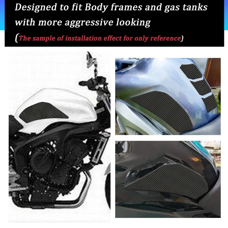 

For YAMAHA FZ6 N/S Tank Traction Pad FZ6N FZ6S Motorfiets Decoration Side Gas Knee Grip Protector Anti Slip Sticker 2004-2010