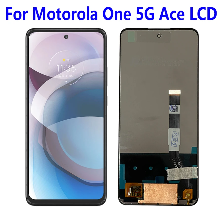 6.7“ IPS For Motorola One 5G Ace LCD Display Touch Screen Digitizer Assembly Replacement Parts For Moto One 5G ACE XT2113