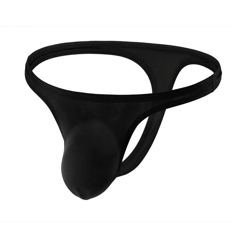 

Mens Underwear T-Panties Man Slim Ice Silk Briefs Shorts Homme Solid Breathable Low Waist Pouch Underpants Cueca Calzoncillo