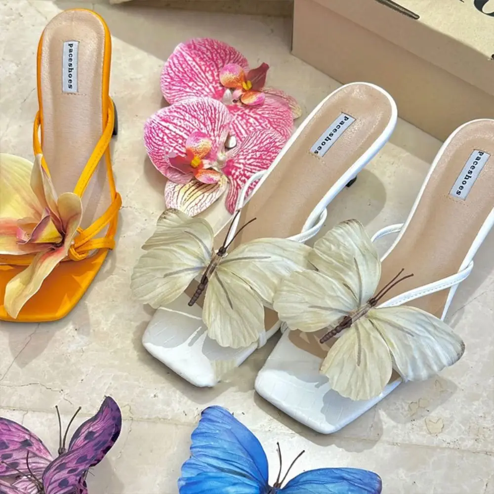 

Sandals Decorations Flower Shoe Accessories Butterfly Orchid Moth Orchid Butterfly Shoes Charms Shoe Accessories Vacation Style