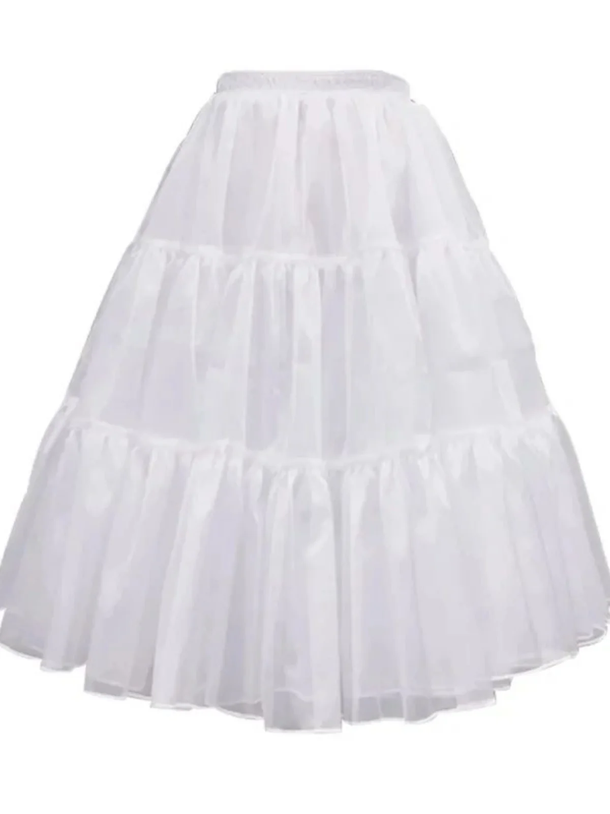 

Aline Elastic Waist Underwear Underskirt Women's A-Line Skirt Innerwear Polyester Fabric mid Waist Design Spring Collection