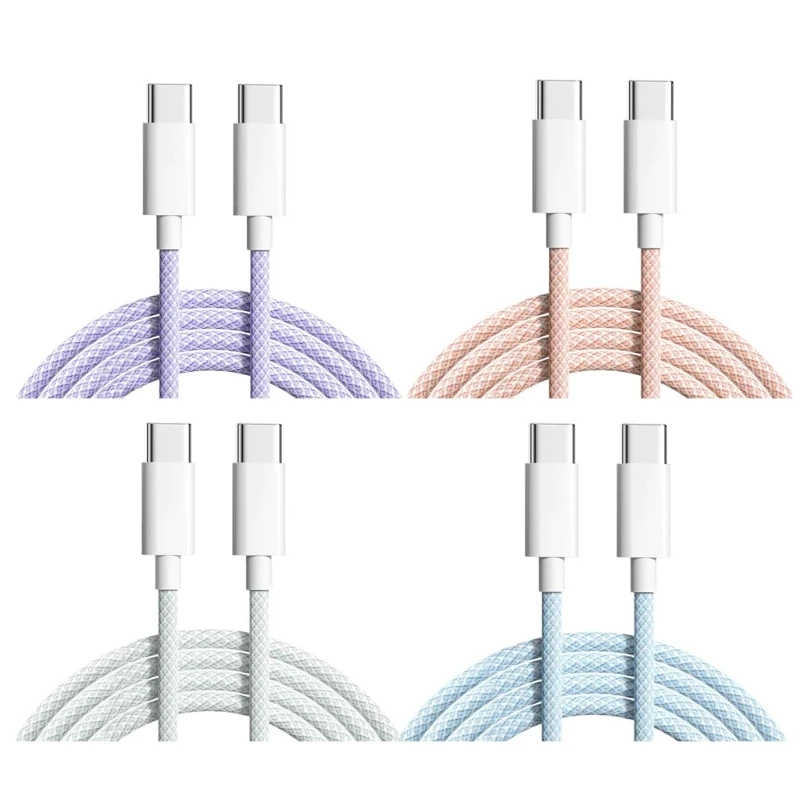 DXAB High Speed USB C Data Line PD35W Charging Cable Cord for Type-C Tablets Phones