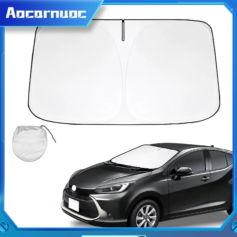 

For Toyota AQUA 2011-2022 Car Window Sunshade Cover Sun Shade Windshield Visor Protector Windscreen Curtain Styling Accessories