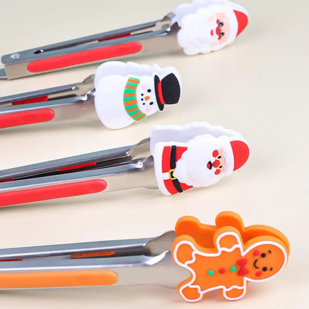 

Инструменты для обработки еды Эргономичные кухонные щипцы Щипцы для барбекю из нержавеющей стали с силиконовыми насадками Зажим для еды Щипцы для гриля для салата