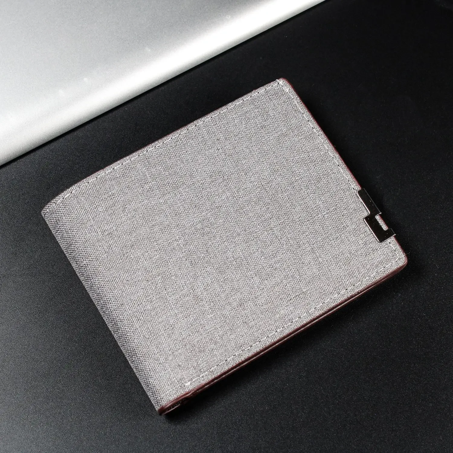 

New Simple Denim Wallet Fashion Youth Horizontal Wallet Large Capacity Multi Card Men's Wallet Multi Function Card Pack