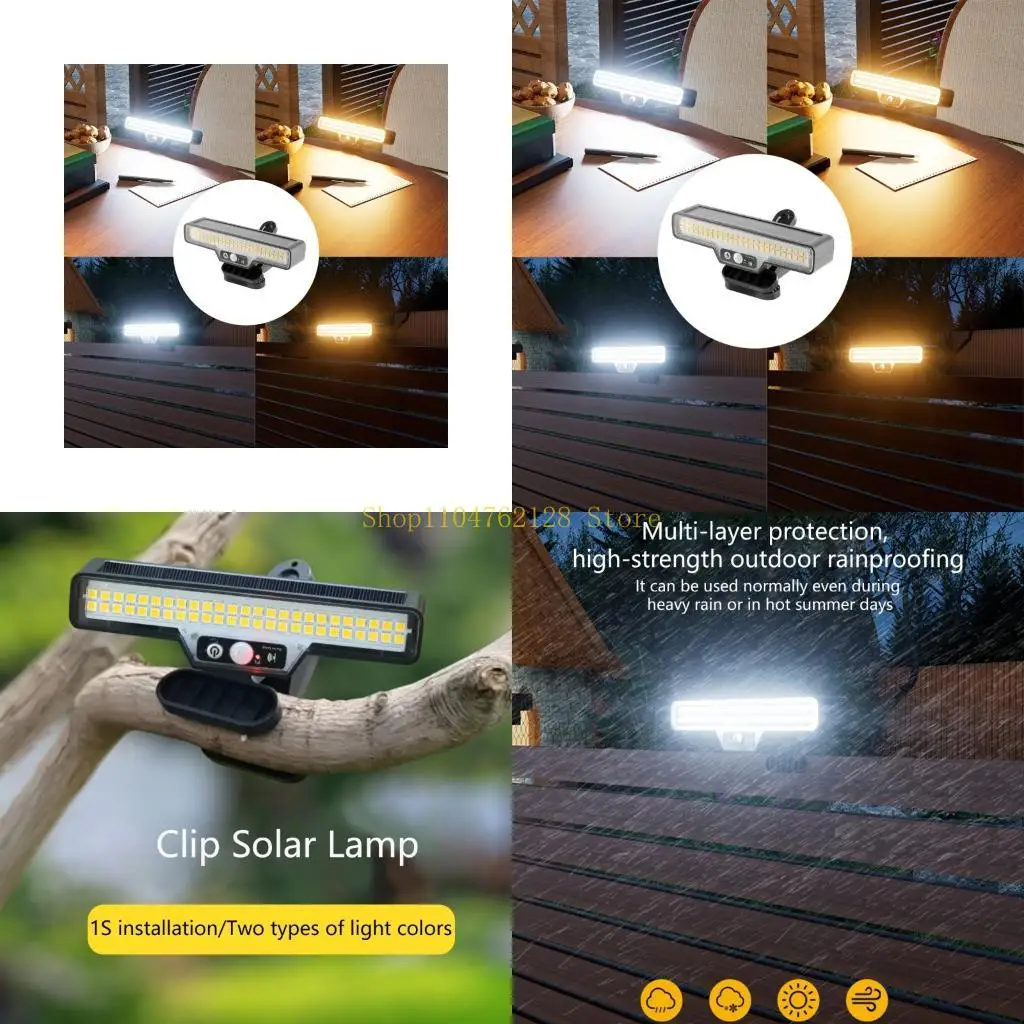 

Длительный солнечный зажим с высокой конверсией солнечной панели обеспечивает лучшую распродажу всю ночь