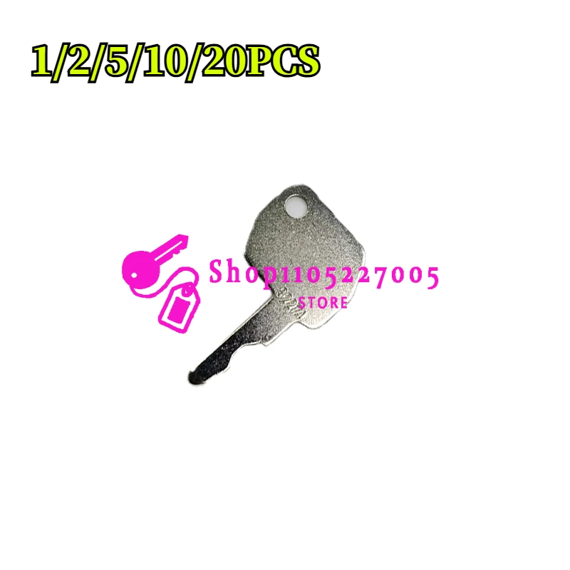 1/2/5/10/20PCS for Backhoe Construction Ignition Key 92274 1592