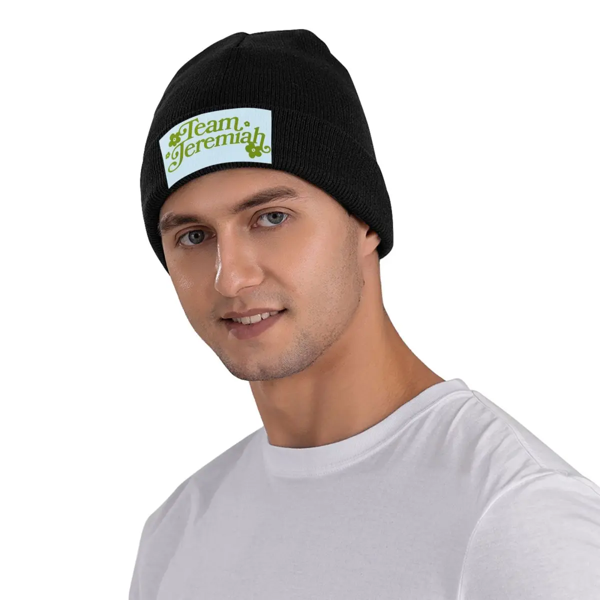 チームジェレマイア暖かいニットキャップ冬ニットボンネット帽子スカリービーニーヒップホップキャップユニセックス用