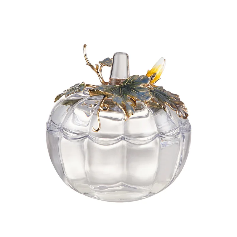 

jar High transparency glass storage jar with lid Moisture-proof household living room coffee table decorative ornament