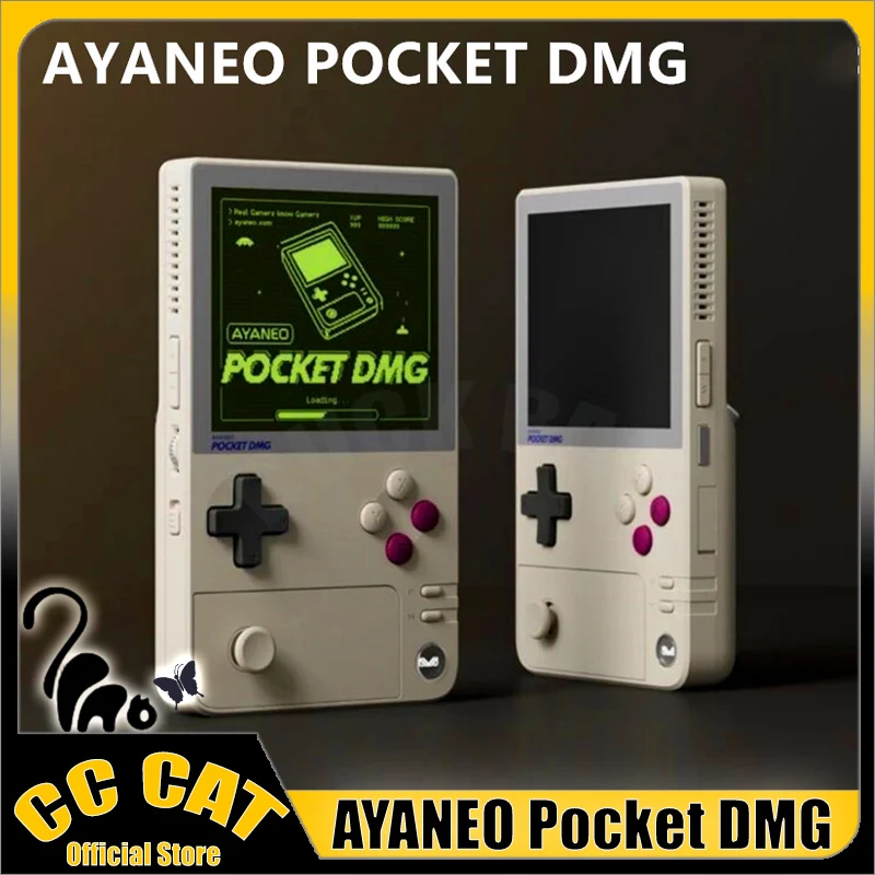 AYANEO Pocket DMG Game Console 3.92Inch Screen OLED Resolution 1240*1080 Gyroscope 6000mAh Custom Handheld Game Consoles Gifts