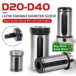 D16/D20/D25/D32/D40-6~32/MT1/MT2/MT3/MT4 CNC Lathe Tool Holder Tool Magazine Guide Bushing Straight Shank Auxiliary Guide Sleeve