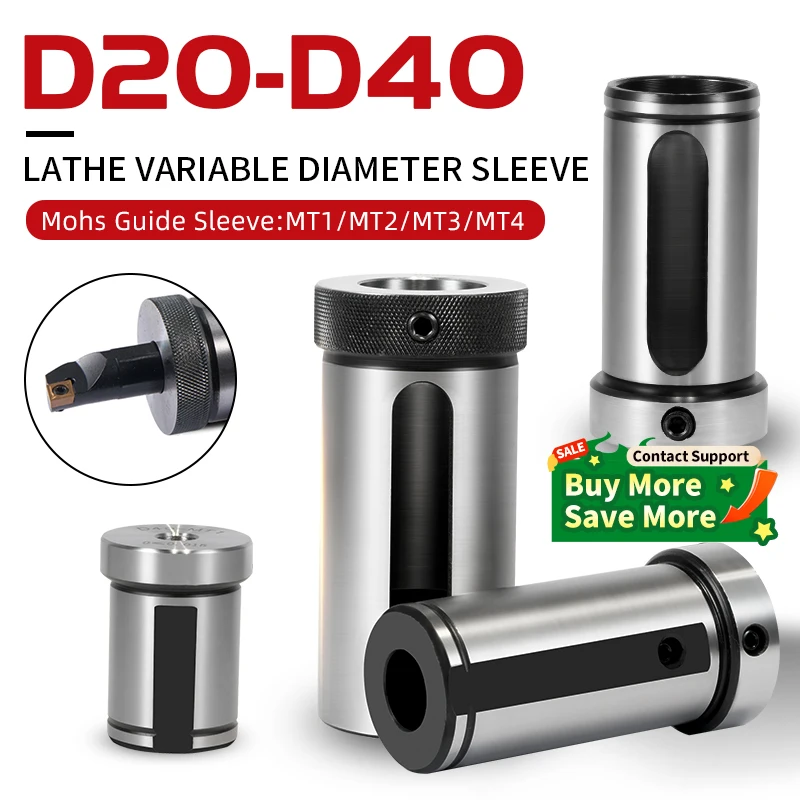 Reducing Sleeve D16 D20 D25 D32 D40-6/32/MT1/MT2/MT3/MT4 CNC Lathe Tool Holder Tool Magazine Guide Bushing