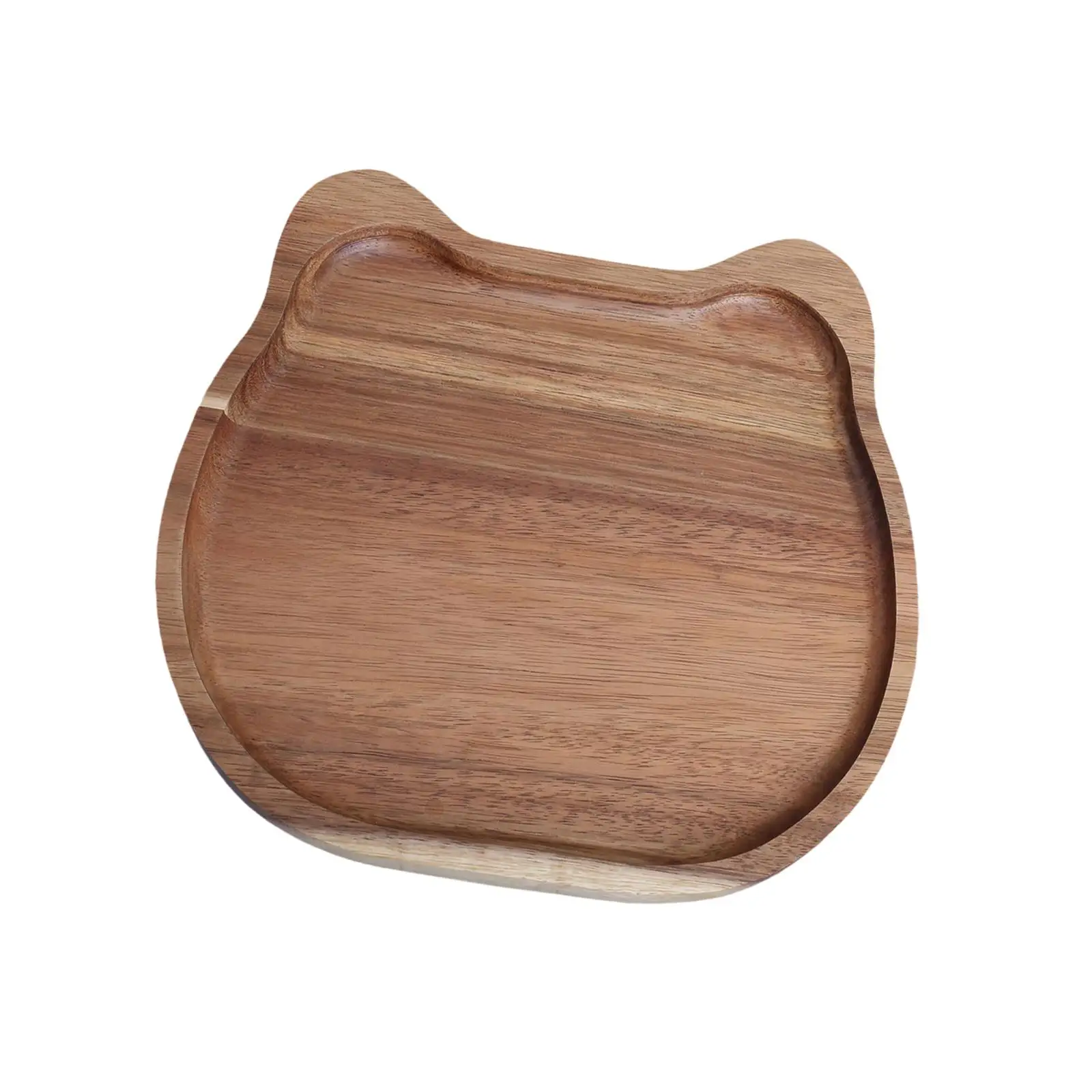 Wood Serving Tray Versatile Tea Tray Dessert Plate Decorative Tableware for Home Decor and Gifts