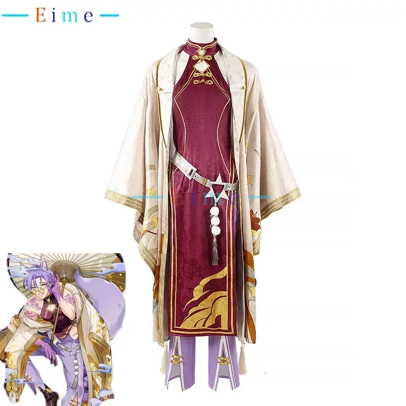 

Game Nu: Carnival Kuya Cosplay Costumes Party Suit Coat Dress Pants Belt Full Set Halloween Uniforms Anime Clothing Custom Made