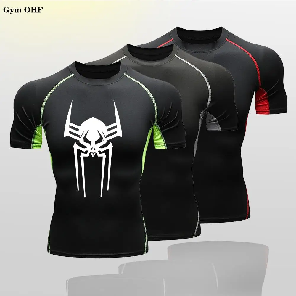 2099 Kid's Sportswear T Shirt Children Running Rashguard Tops Gym Fitness Jogging Sport Leggings Compression T-Shirt Boys Shorts