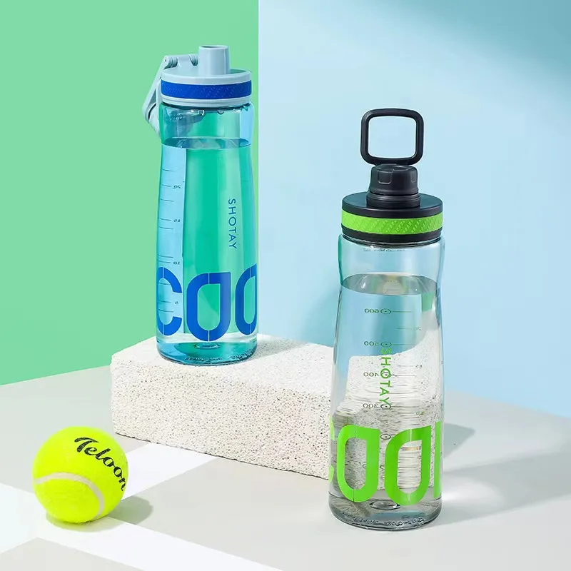 Water Bottle Sport Shaker Gym Air Up Drinkfles Free Shipping Drinking Bottle Travel Bouteille Plastique Transparent Vide Plastic