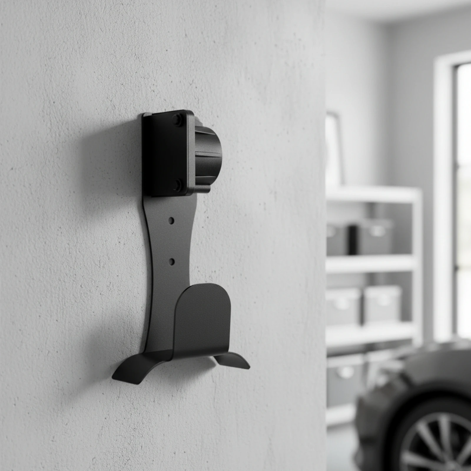 Wall-Mounted EV Charger Holder Heavy-Duty Charging Holder EV Charger Dock Tangleuntangled Charging Cable Cradle Organized