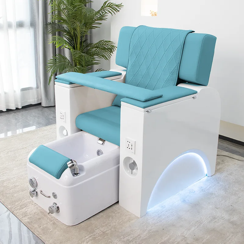 nail art foot massage chair, multifunctional smart foot massage chair, foot therapy and eyelash chair