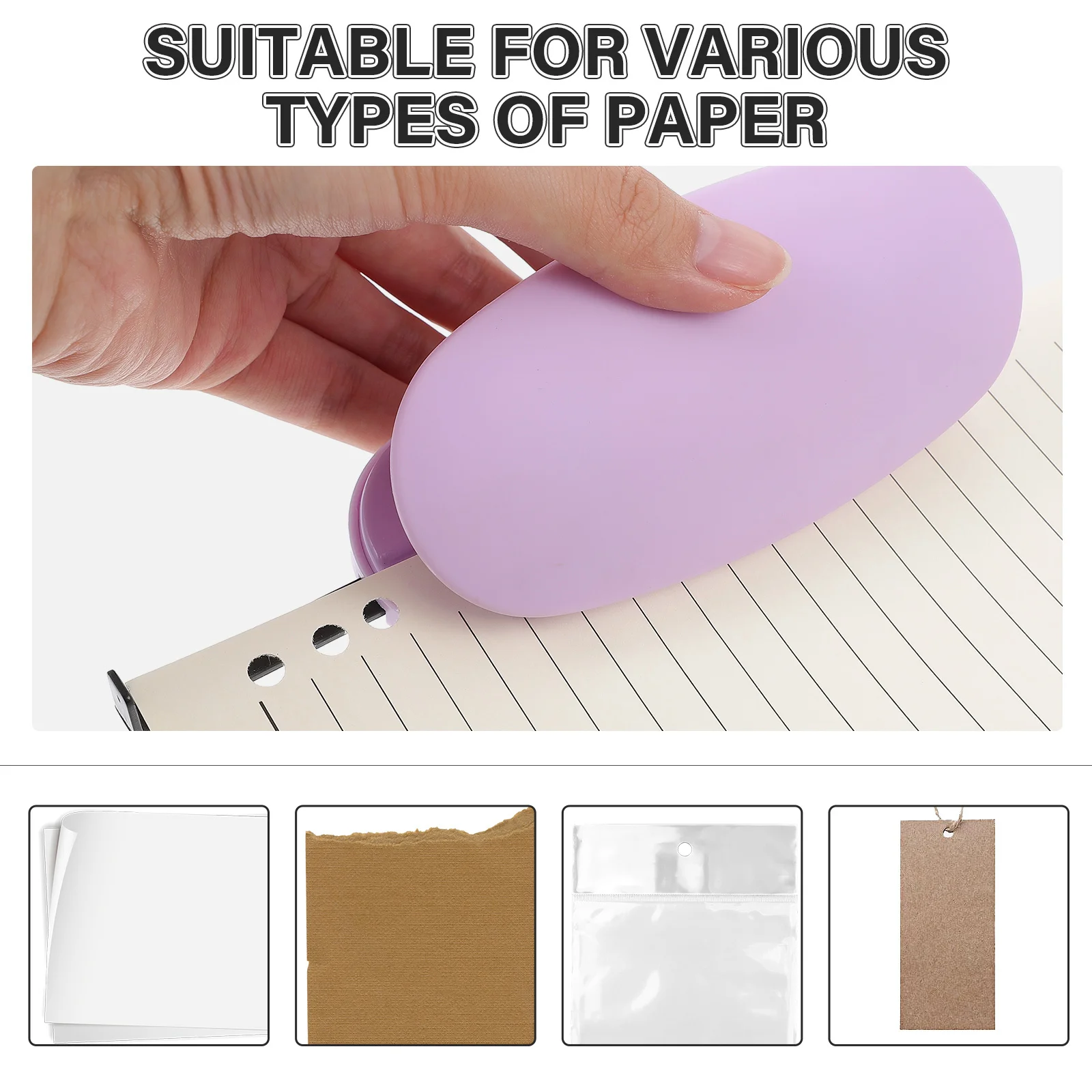 دليل 2-Hole فضفاض ورقة الناخس قابل للتعديل ثقب الورق لكمة لمكتب المدرسة المنزل استخدام الحرفية Diy بها بنفسك مشروع العرض